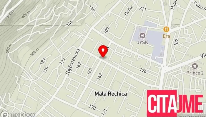 мапа на R & R Farm Аптека во Тетово