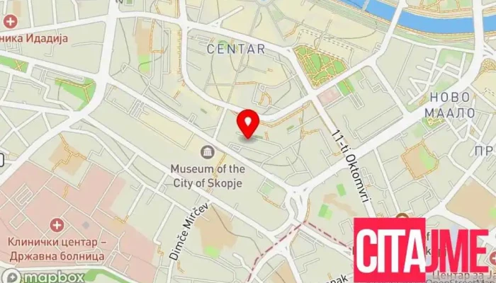 Serta Skopje мапа - Skopje