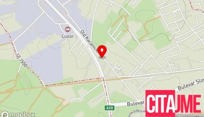 Servis Makedonija мапа - Skopje
