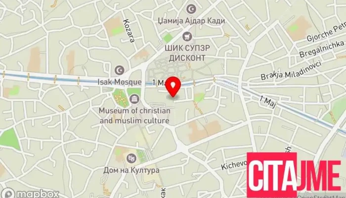 Setek Bitola мапа - Битола