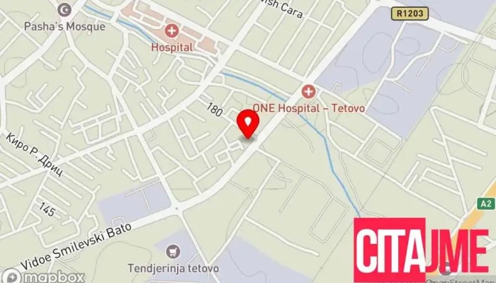 Simbeldent -  мапа - Тетово