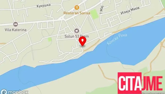 Slep Sluzba Service Gevgelija -  мапа - Гевгелија