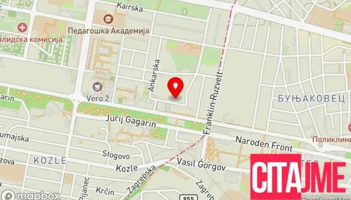 Smd Elektroniks   Tv Servis мапа - Скопје