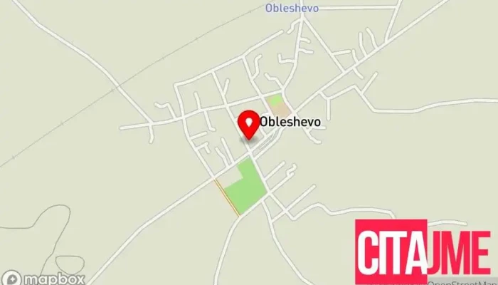 мапа на Собрание на Општина Чешиново-Облешево Канцеларија на општинската администрација во Облешево