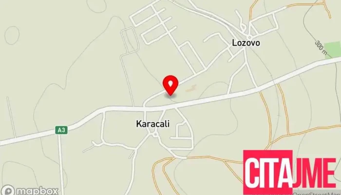 мапа на Собрание на Општина Лозово Канцеларија на општинската администрација во Лозово