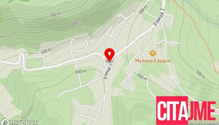 мапа на Собрание на Општина Сопиште Канцеларија на општинската администрација во Сопиште