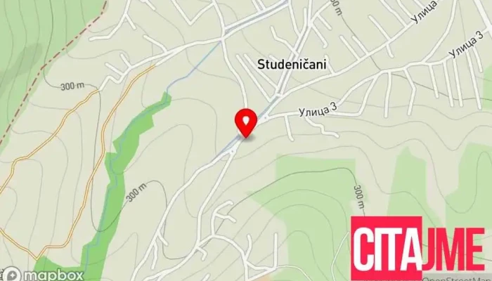 мапа на Собрание на Општина Студеничани Канцеларија на општинската администрација во Студеничани