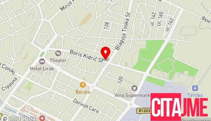 Social Cultural Space Tetova 20 мапа - Тетово