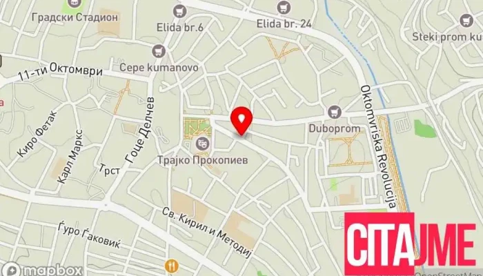мапа на СофтМак компјутери Продавница за компјутери, Сервис за поправка на компјутери, Услуги и поддршка за компјутери, Продавница за електроника, Продавница за хардвер во Куманово