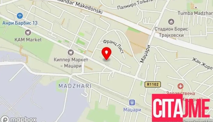 мапа на Srafkom Продавница за хардвер во Скопје