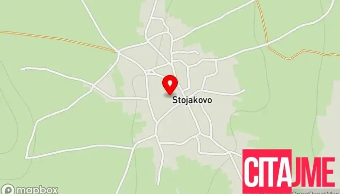 мапа на Стојаково  во Стојаково