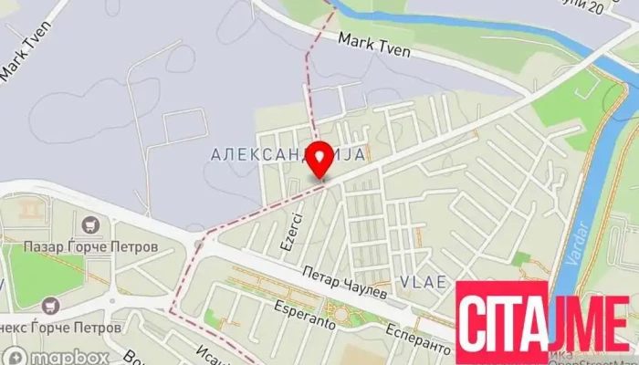 Stomatoloshka Ordinatsija Artistiko Dental Estetik мапа - Скопје