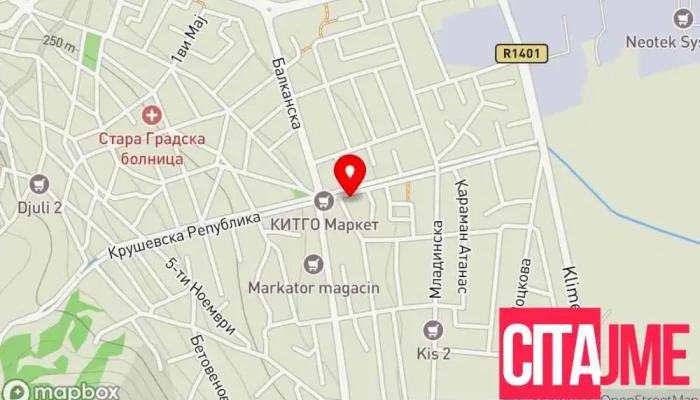 Stomatoloshka Ordinatsija D R Aneta Frenkova мапа - Струмица