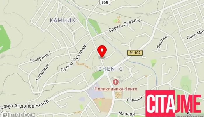 мапа на Стоматолошка ординација “Стома Мед“ Стоматолог, Лекар во Скопје