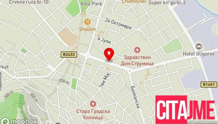 Stomatoloska Ordinacija -   Denticija мапа - Струмица