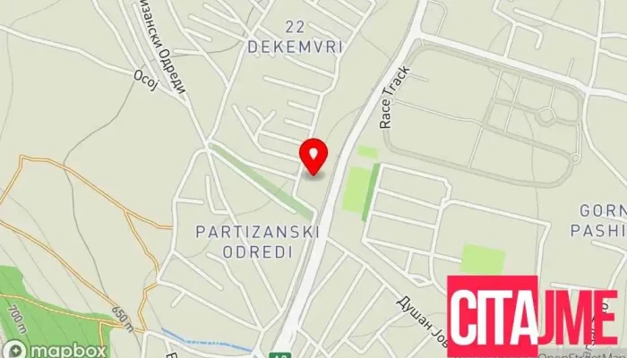 Stovarishte Digoz мапа - Кичево