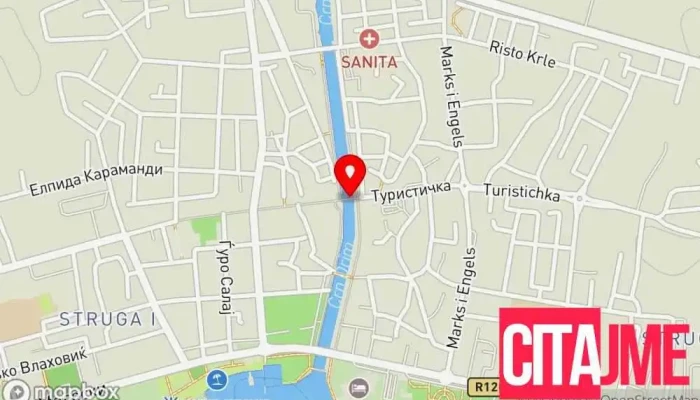 Struga мапа - Струга