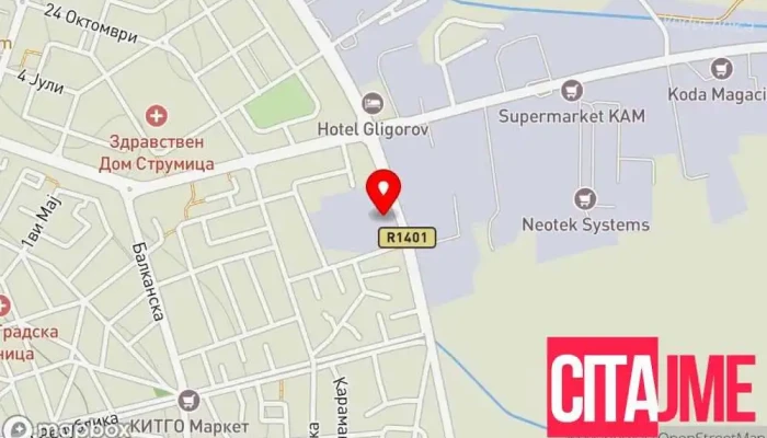 Tehnomarket Strumica -  мапа - Струмица