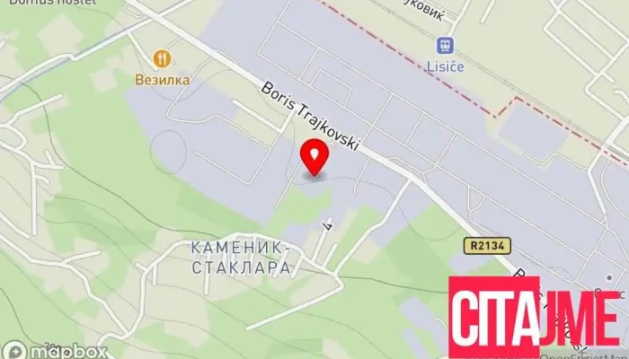 Trafostanitsa Na Mepso мапа - Скопје