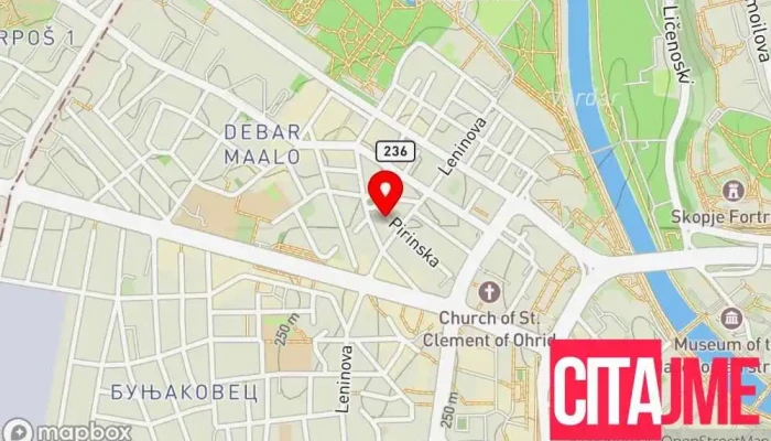 мапа на Тренд Стоматолог во Скопје