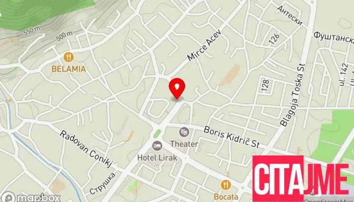 мапа на Unitas Продавница за хардвер во Тетово
