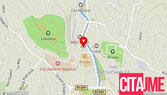 Uprava Za Vodenje Na Matichnite Knigi Na Rsm   Kochani мапа - Кочани