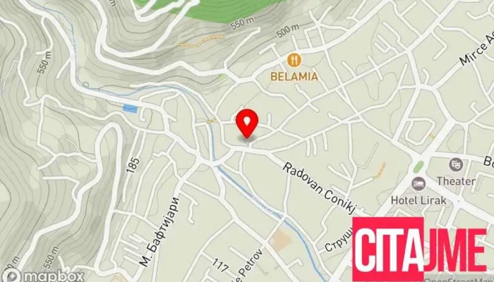 Uprava Za Vodenje Na Matichnite Knigi Na Rsm Tetovo мапа - Тетово