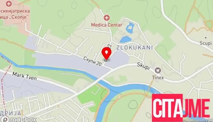 Valving мапа - Skopje