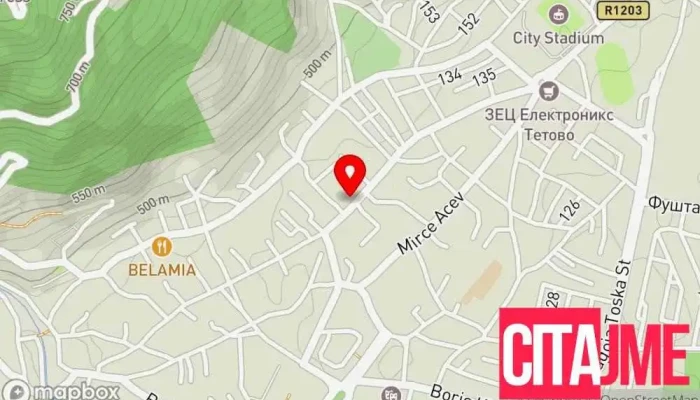 мапа на Vaša Apteka Аптека во Тетово