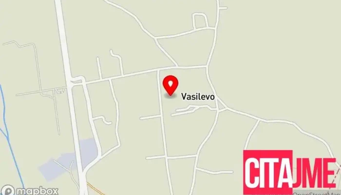мапа на Василево  во Василево