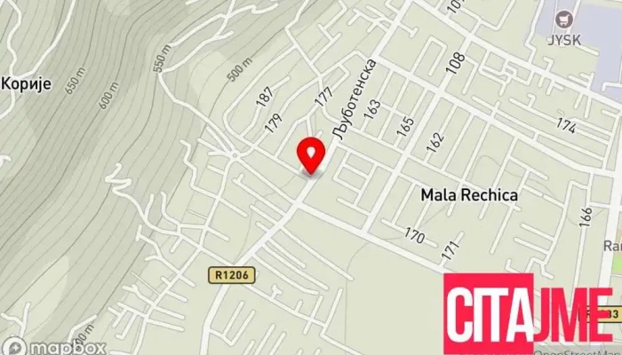 мапа на Vat Tools Продавница за хардвер во Тетово