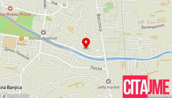 мапа на Ветеринар Анимал Аптека во Гостивар