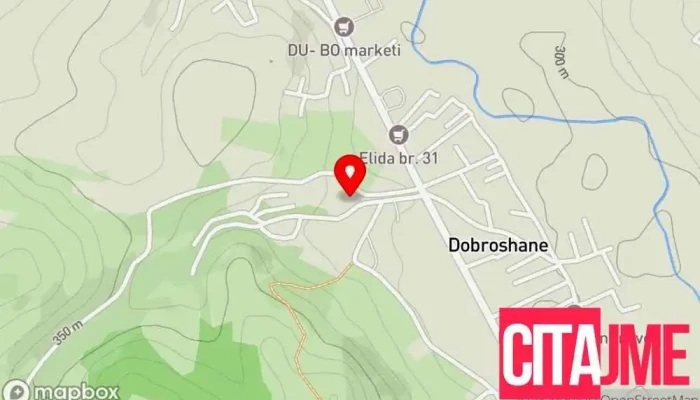 Vila I Bazen Astoria мапа - Доброшане
