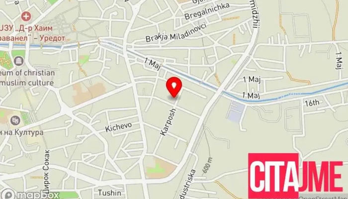 мапа на Вис Медикус Аптека во Битола