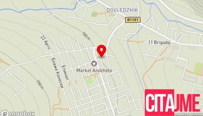 мапа на Витадент Стоматолог во Битола