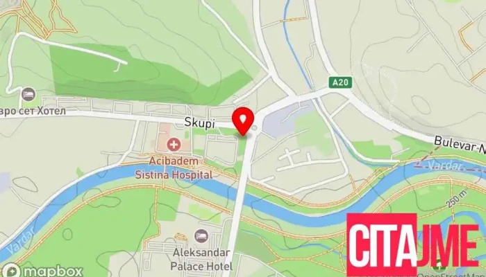 мапа на Вурт Македонија Продавница за хардвер во Скопје
