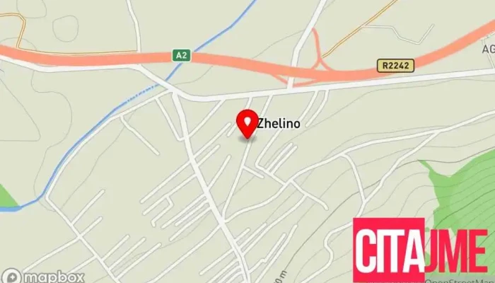 мапа на Xhemo бравар  во Zhelino