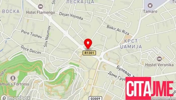 мапа на Заболекар д-р Николче Сутароски Стоматолог во Охрид