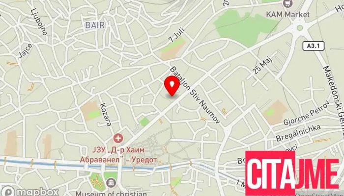 мапа на Zegin Apteka Bitola 8 Аптека во Битола