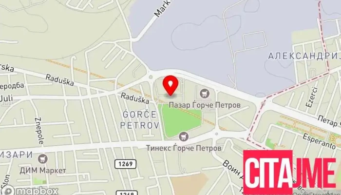 мапа на Зегин Аптека Ѓорче Петров 2 Аптека во Скопје