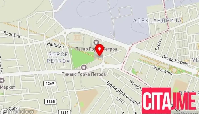 мапа на Зегин Аптека Ѓорче Петров 3 Аптека во Скопје