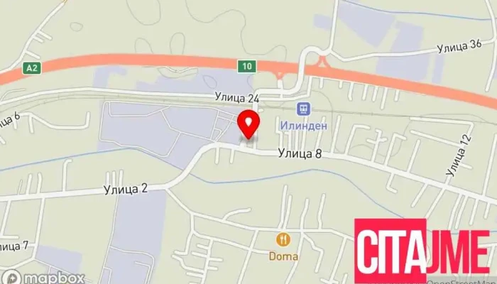 мапа на Zegin apteka Ilinden Аптека во Илинден