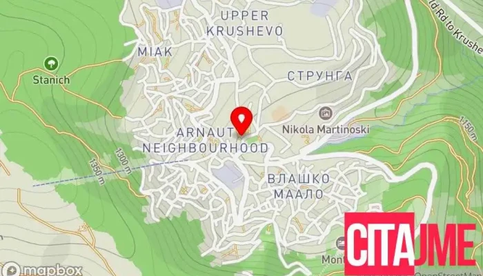 мапа на Zegin Apteka Krusevo Аптека во Крушево