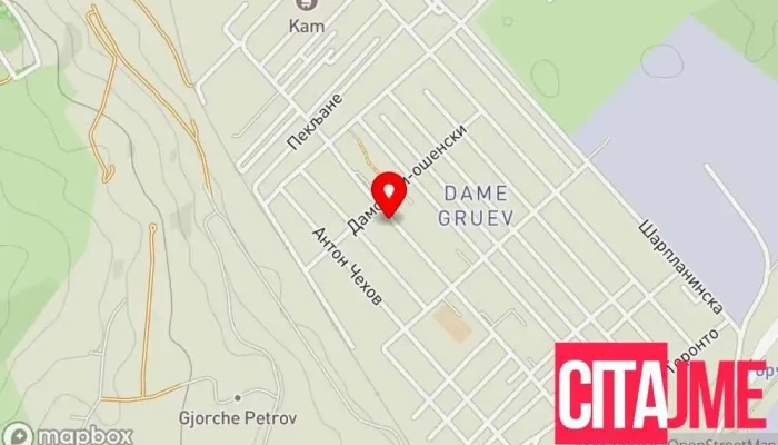 мапа на Зегин Аптека Новоселски Пат Аптека во Скопје