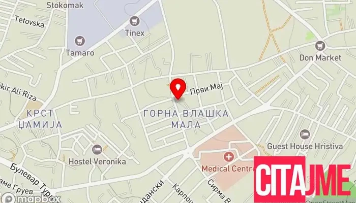 мапа на Zegin Apteka Ohrid 3 Аптека во Охрид