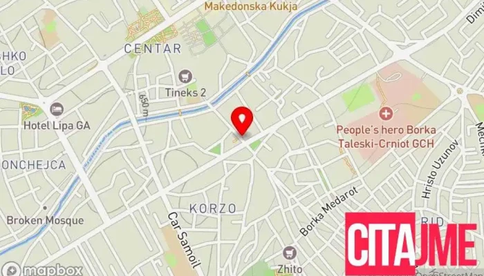 мапа на Zegin Apteka Prilep 5 Аптека во Прилеп