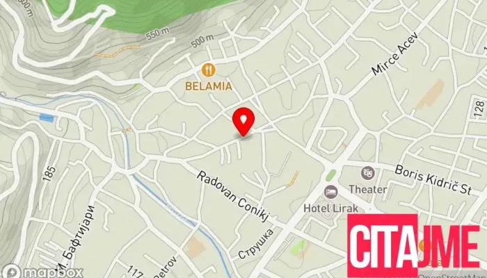мапа на Zegin Apteka Tetovo 4 Аптека во Тетово