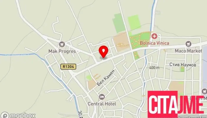 мапа на Зегин Аптека Аптека во Виница