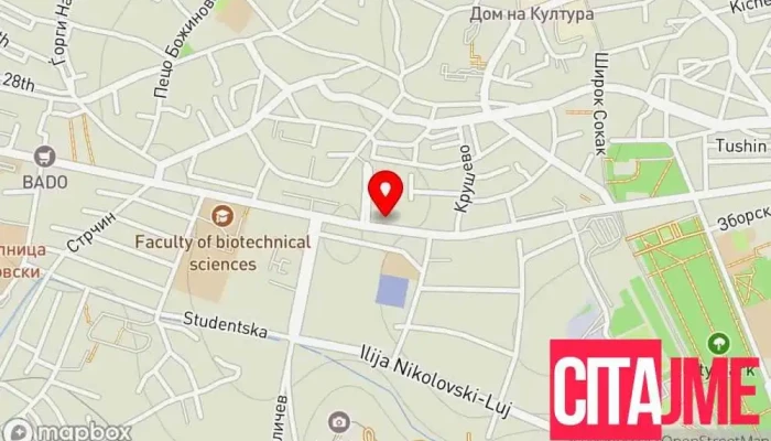 мапа на Зегин Фарм Аптека во Битола