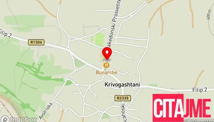 мапа на Земјоделска аптека „Стефан“ Аптека со органски производи во Кривогаштани